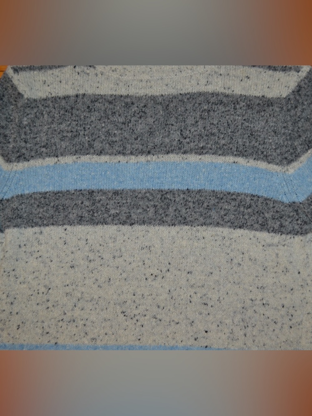 Women’s Ann Taylor LOFT wool striped turtleneck sweater, size M - Picture 5 of 14